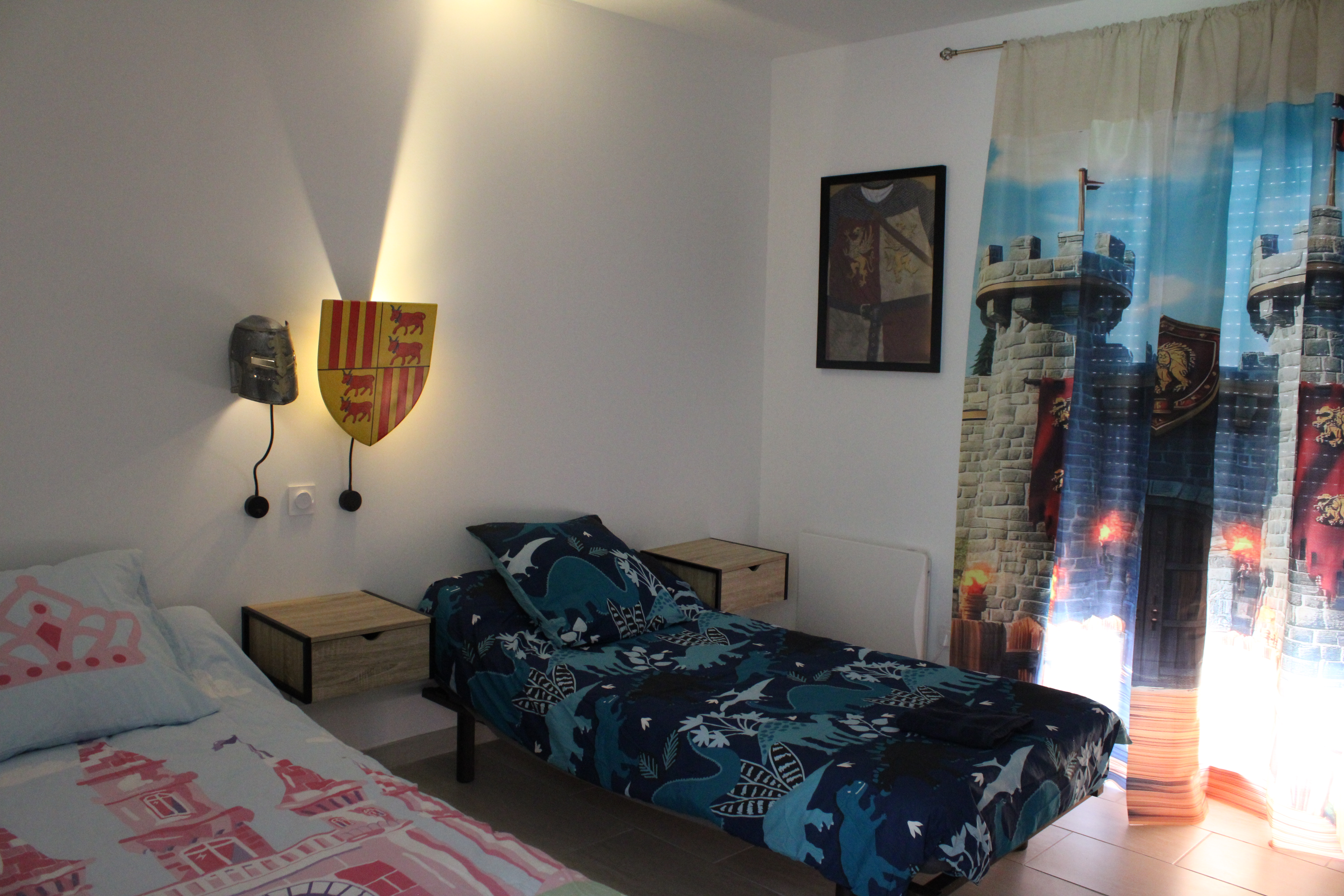 Chambre lits simples